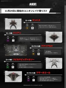 【メガニケ】ユニオンレイドの開催が予告されたぞ！