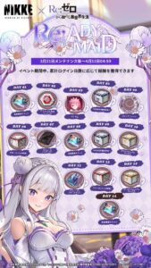 【メガニケ】ログインボーナスイベント「Re:ADY MAID」の開催が予告されたぞ！